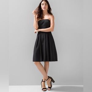 White House Black Market Strapless Cocktail Dress